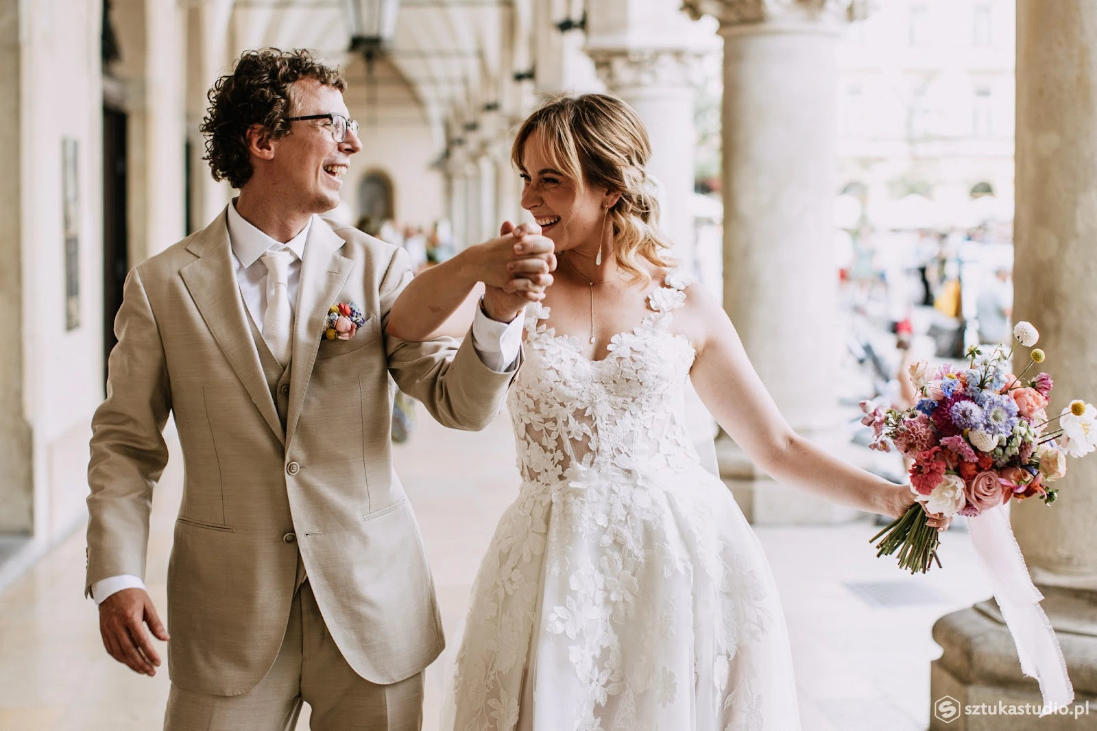 The newlyweds