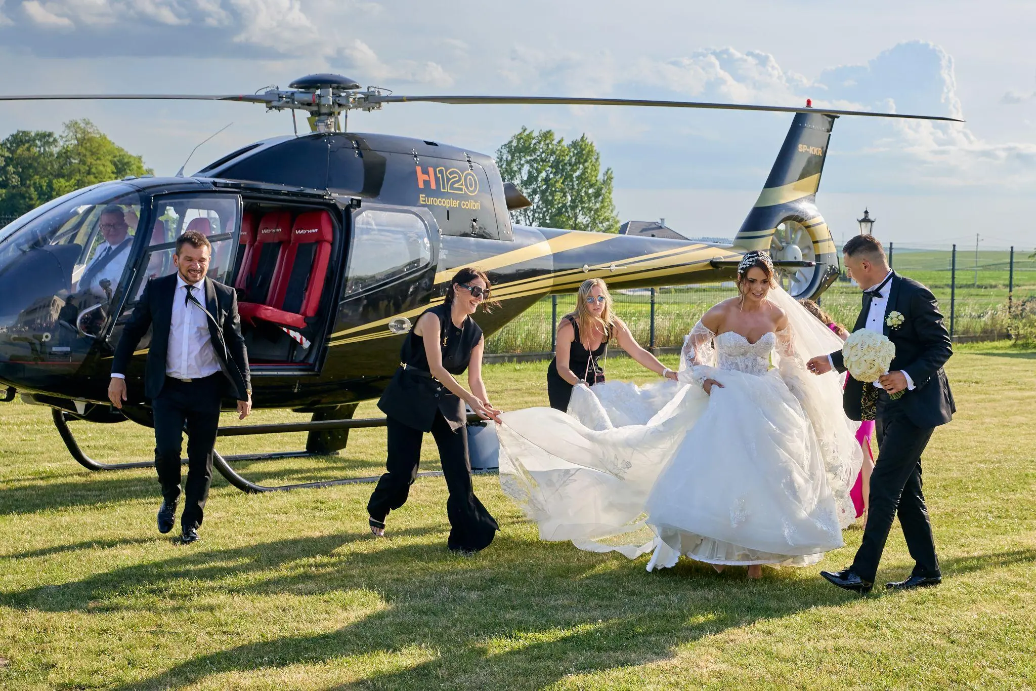 The newlyweds