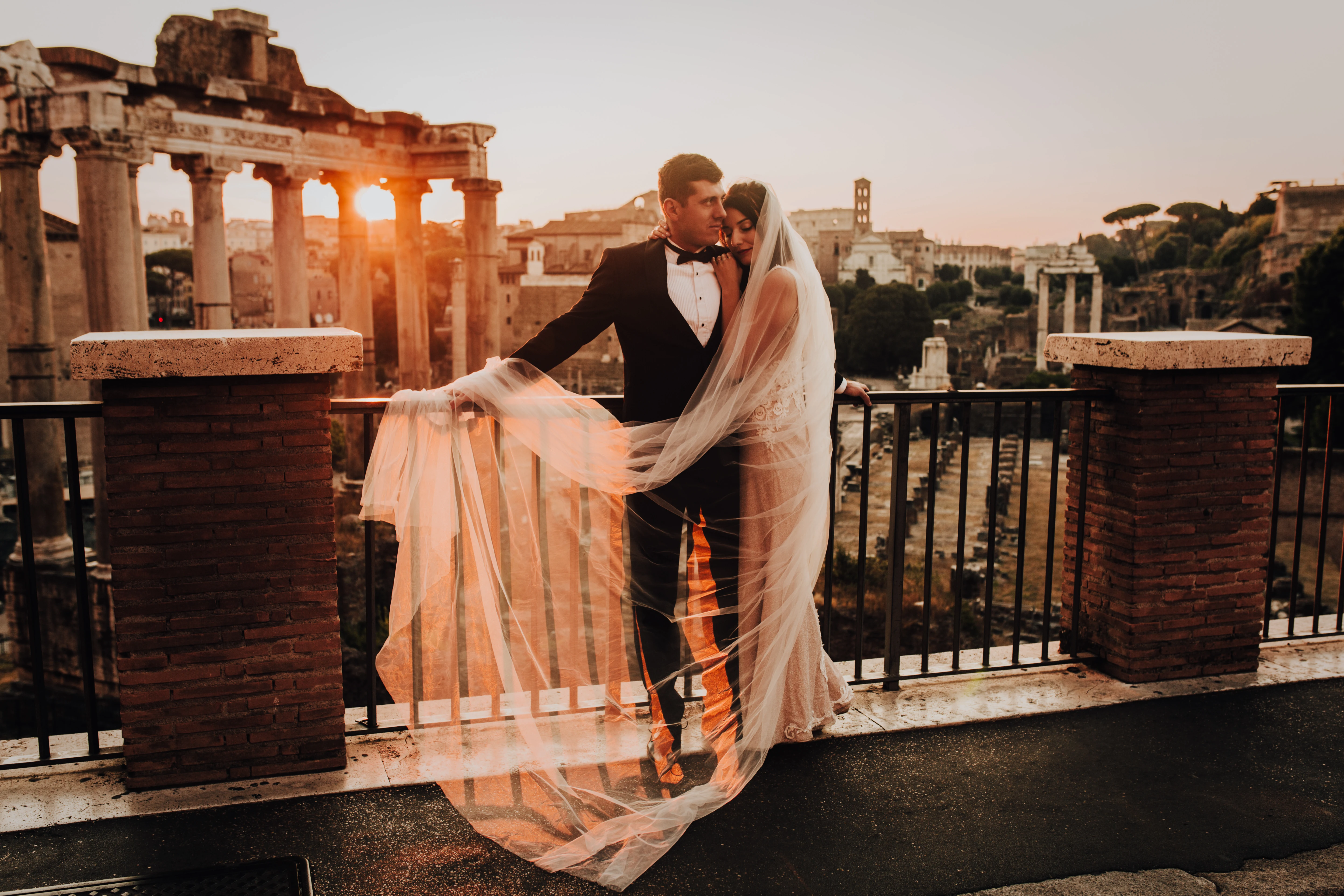 Young couple in Italy